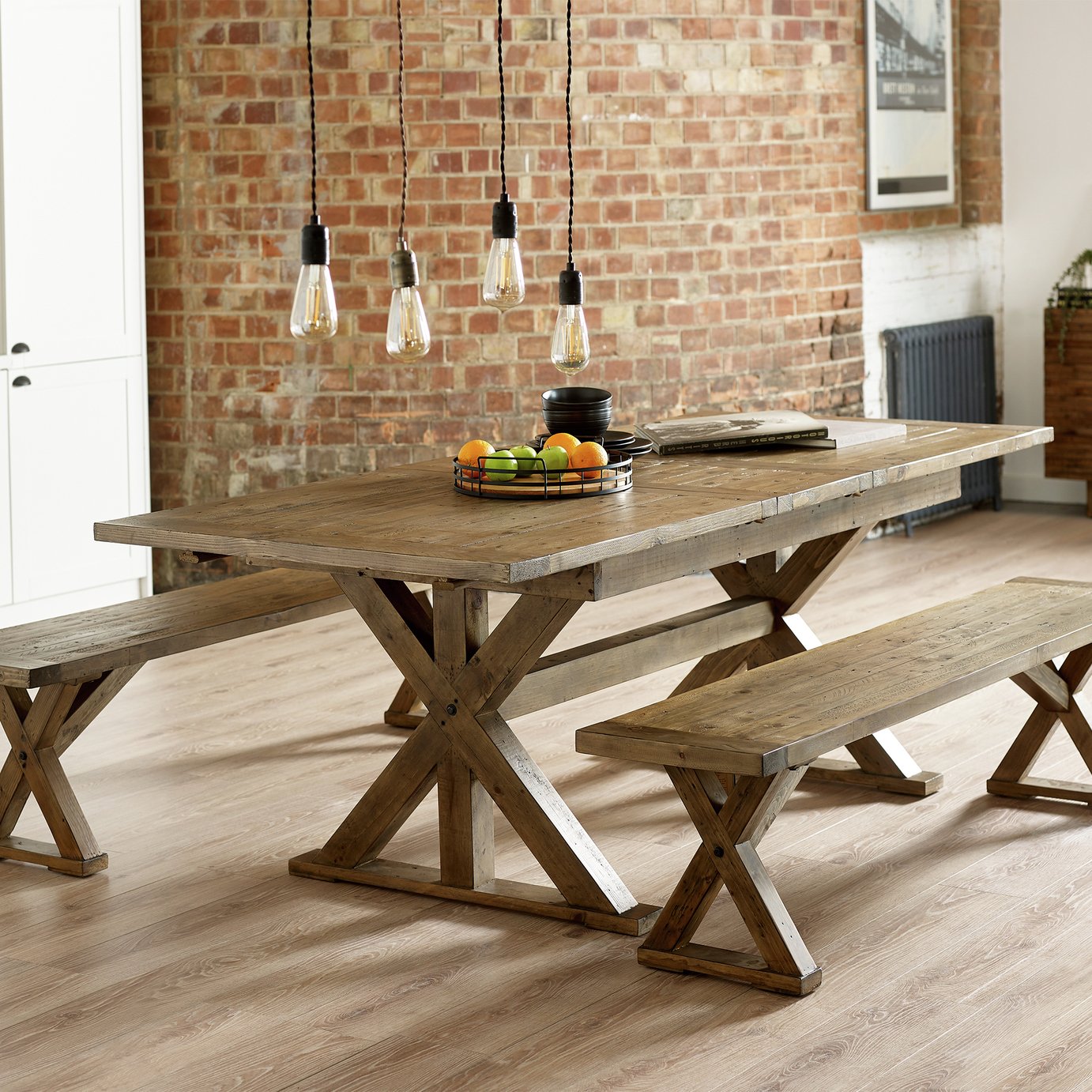 Julian Bowen Chatsworth Dining Bench - Brown