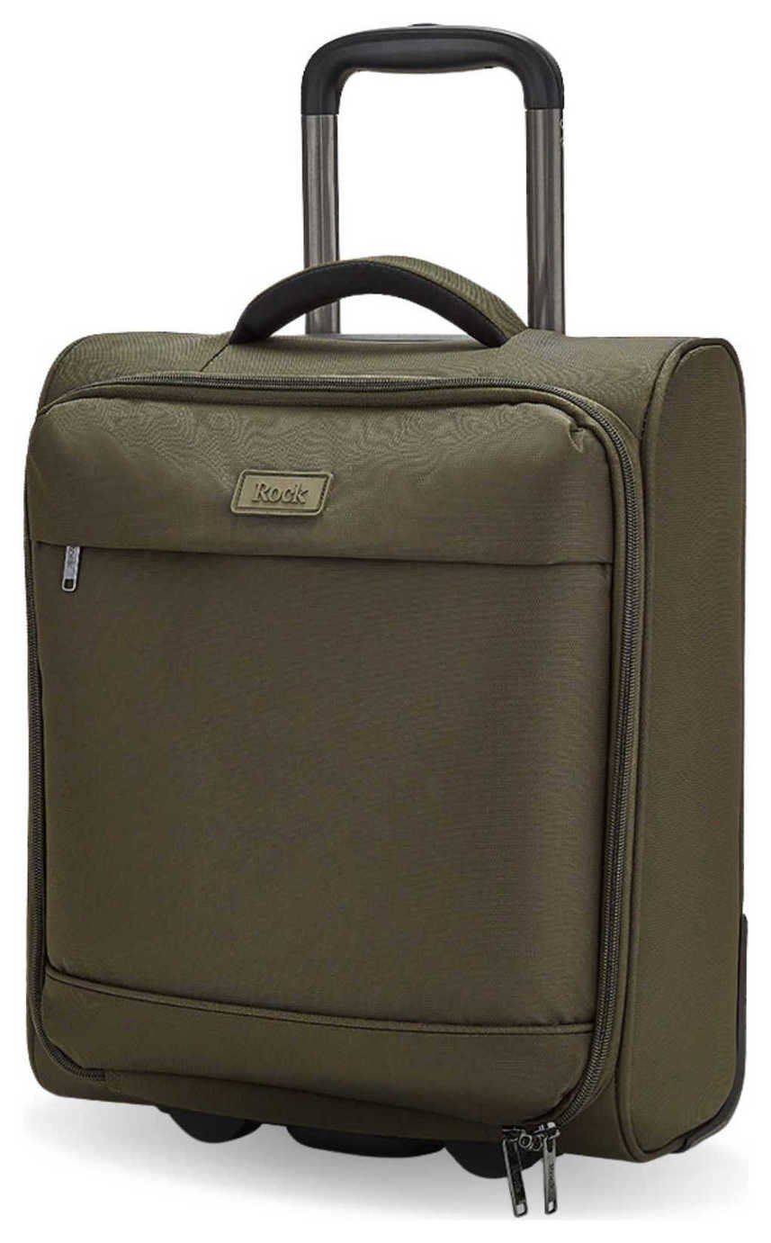 Rock 2 Wheel Soft Suitcase - Small, Green