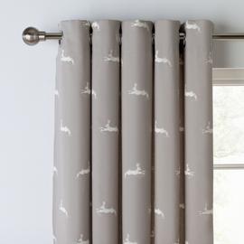 Argos Home Hare Fully Lined Eyelet Curtains