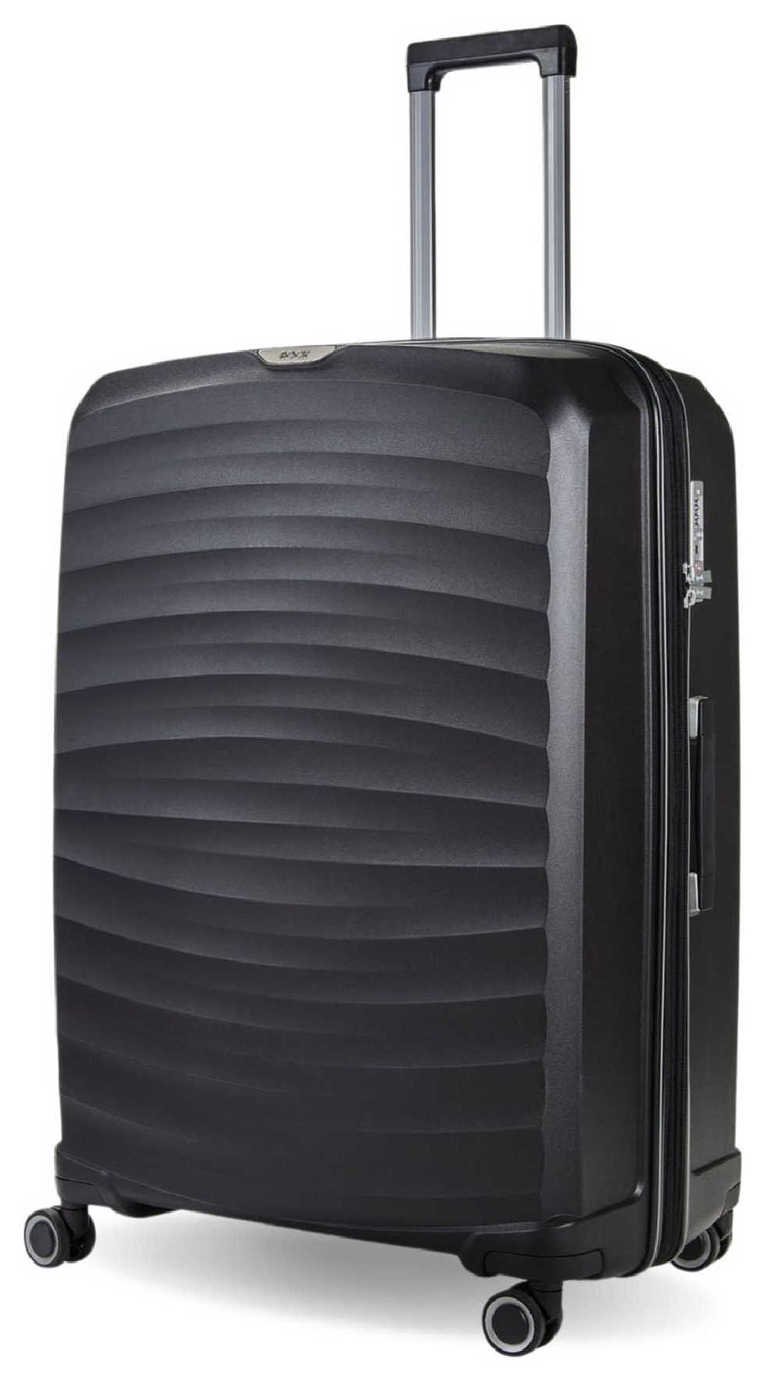 Buy IT Large Expandable Luggage Wheel Hard Suitcase Black