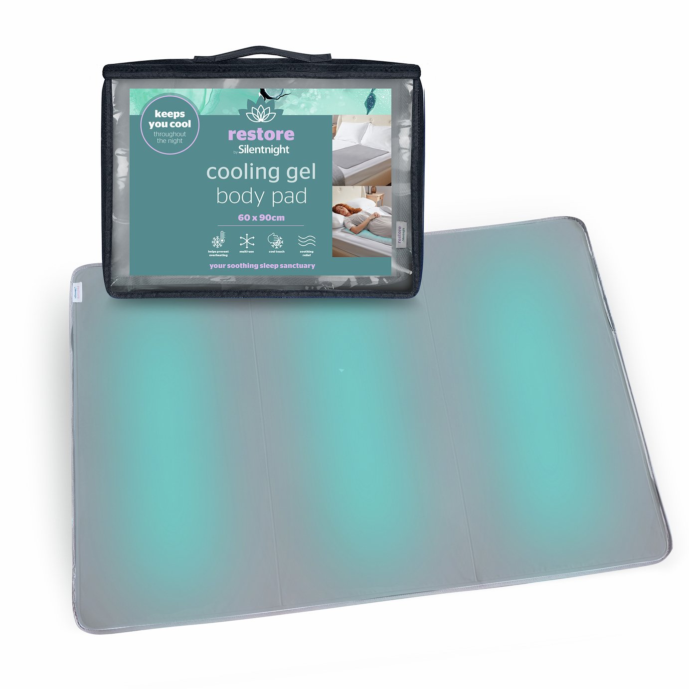 Silentnight Restore Body Cooling Gel Mattress Pad