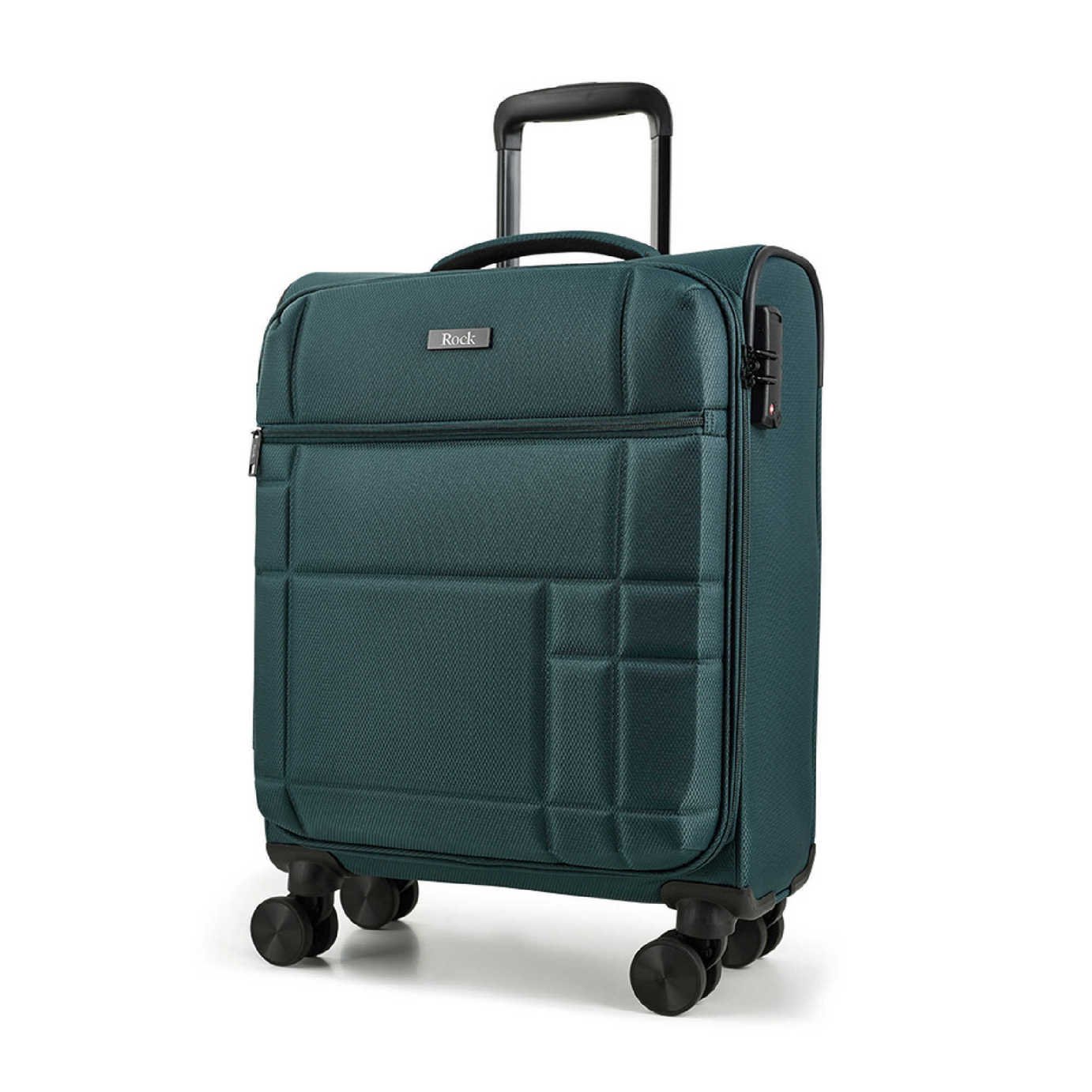 Rock 8 Wheel Soft Suitcase - Green