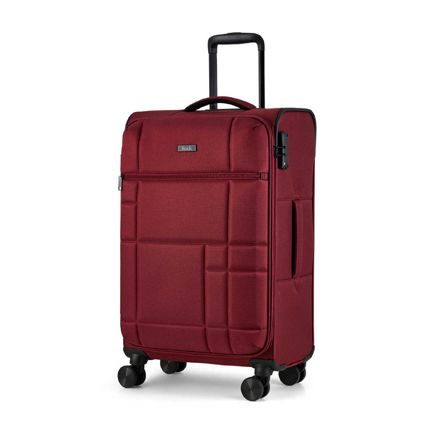Rock Tokyo 8 Wheel Soft Suitcase - Red