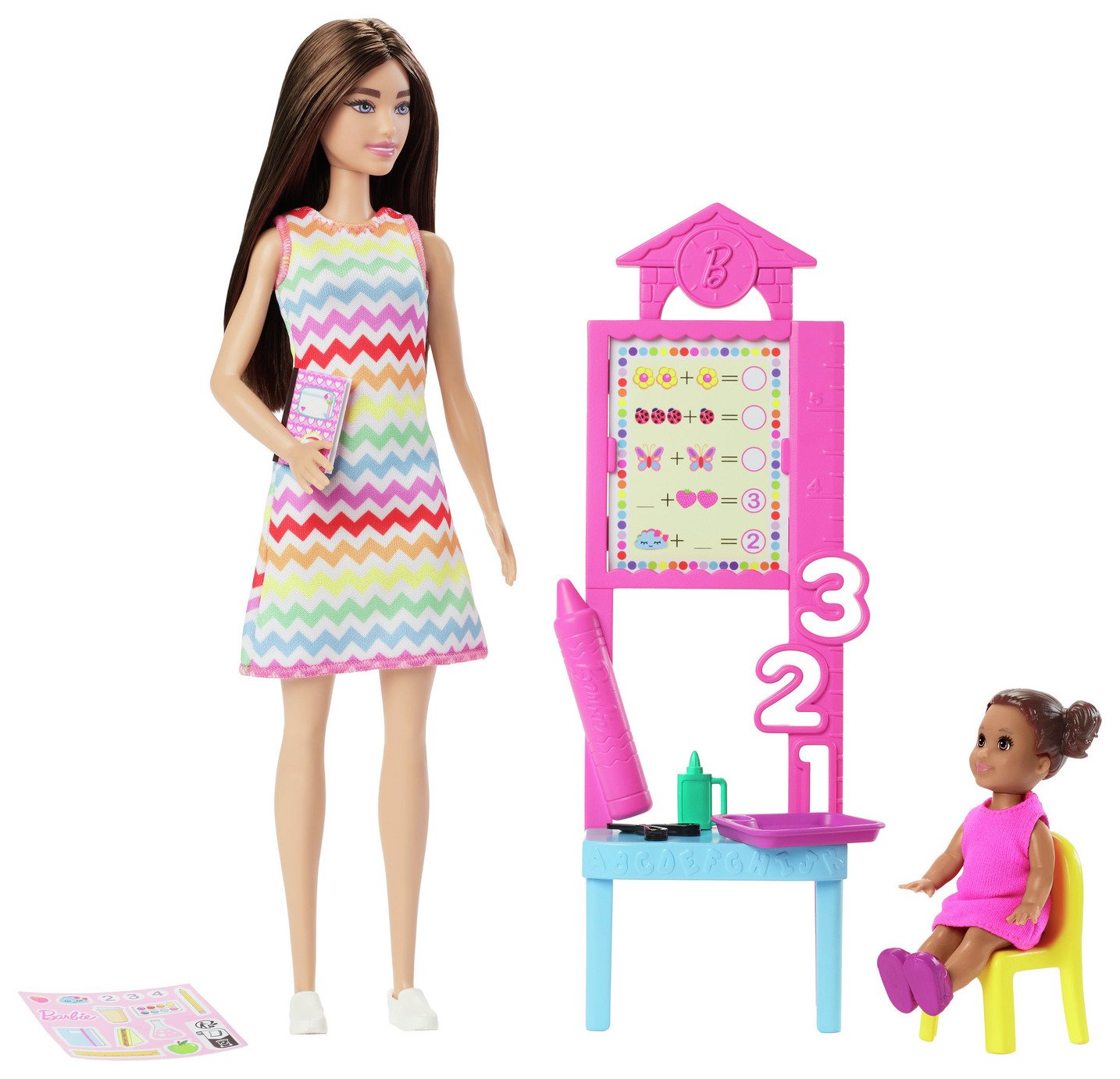 Barbie Teacher Doll playset with Fashion Doll & Accessories