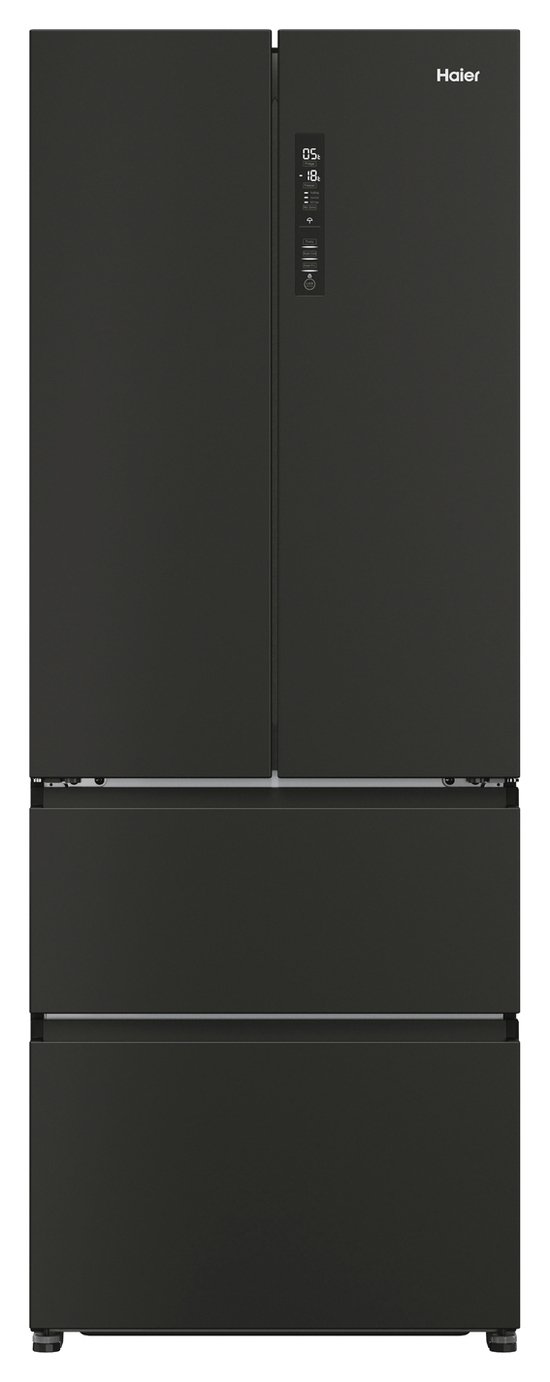 Haier HFR5719ENPB American Fridge Freezer - Black