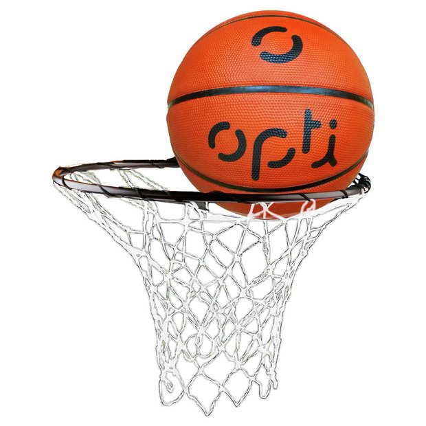 Buy Opti Basketball Hoop Net and Ball Set Basketball hoops Argos