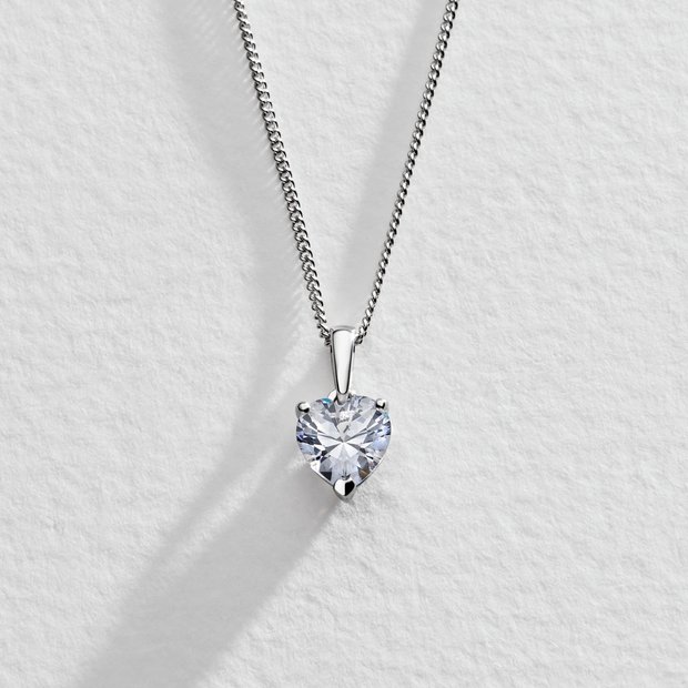 Argos heart deals necklace