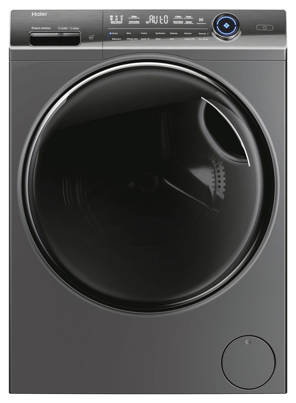 Haier HW110 B14979S8EU1 11KG 1400 Washing Machine - Graphite
