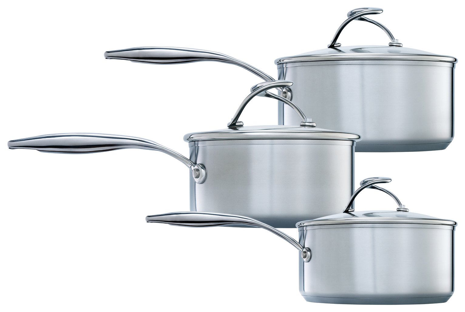 Circulon S Series 3 Piece Stainless Steel Pan Set