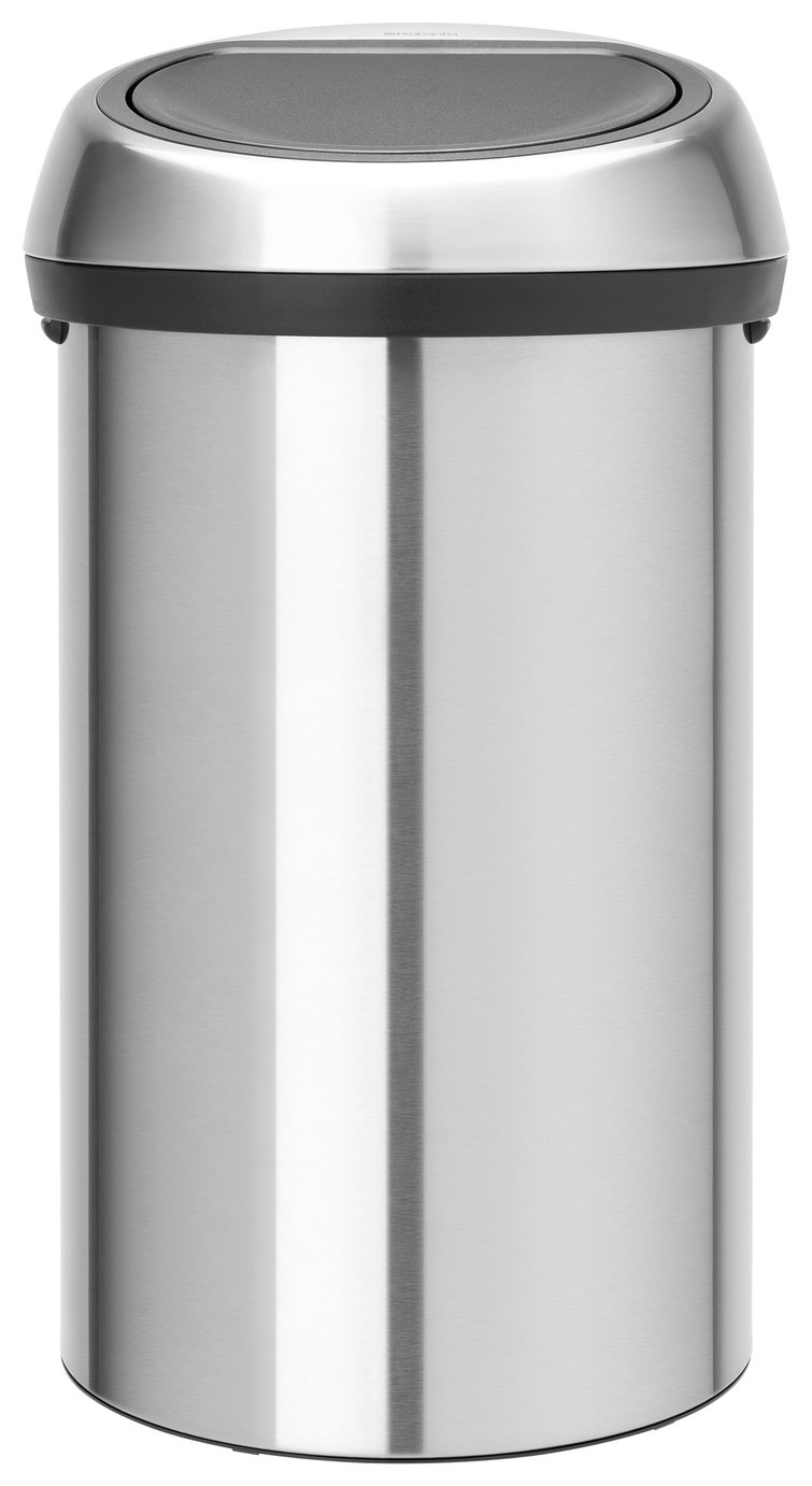 Brabantia 60 Litre Touch Top Bin - Steel