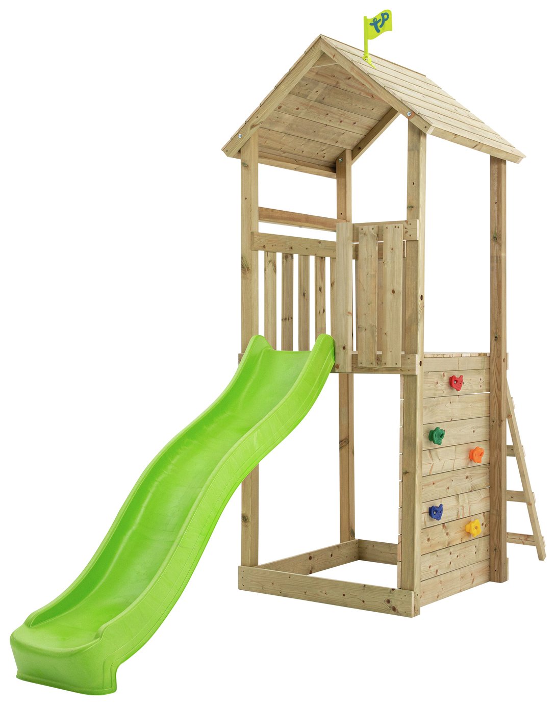 TP Skywood Wooden Climbing Frame and Slide