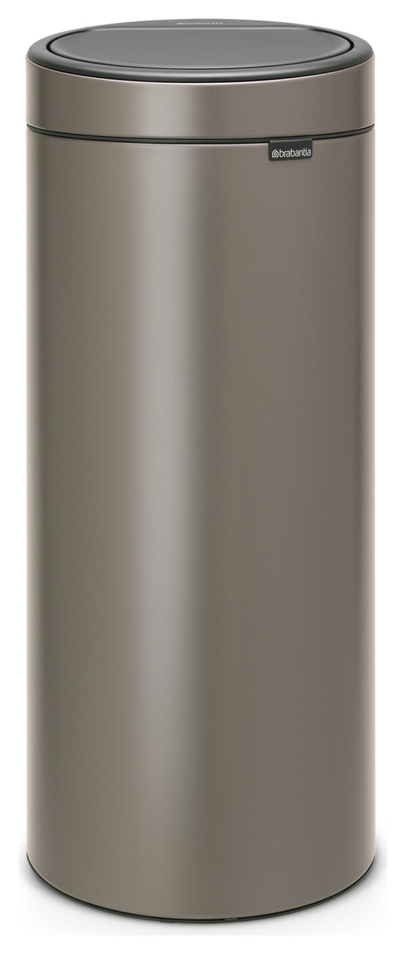 Brabantia 30L Touch Bin - Platinum