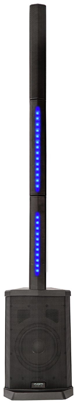 KAM KMPA600 Compact Tower PA System with Lighting - 240W