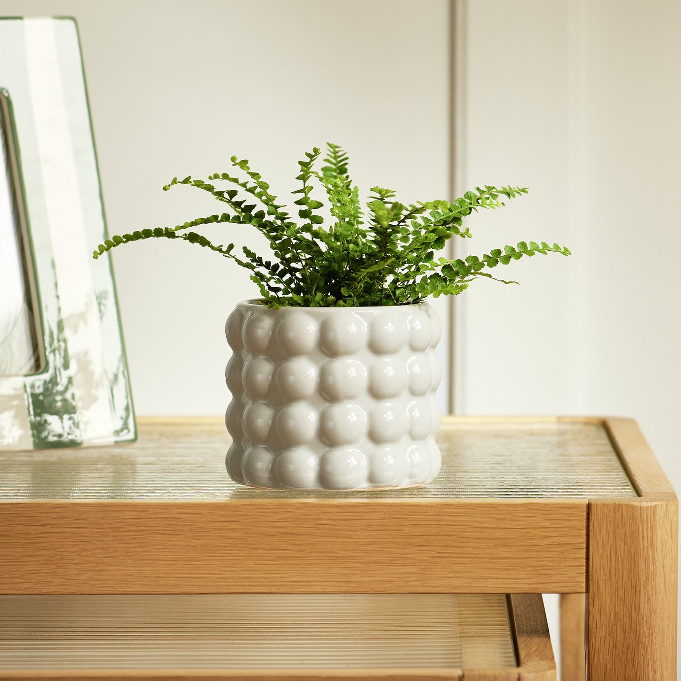 Habitat Bobble Small Planter - Grey