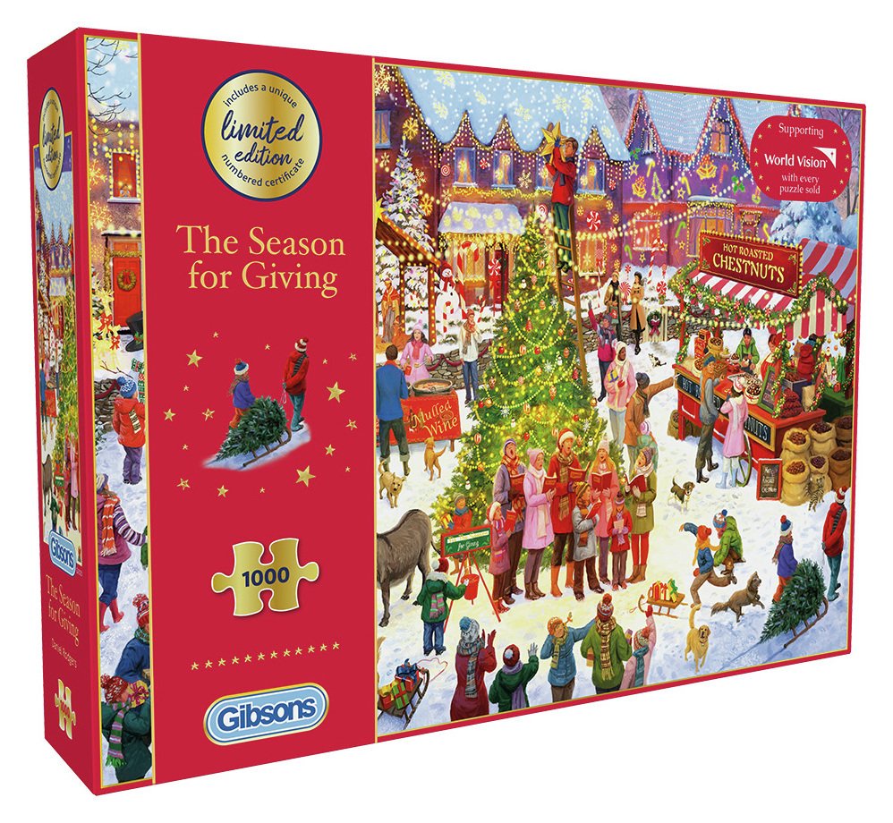 Gibsons Christmas Limited Edition 1000 Piece Jigsaw Puzzle 