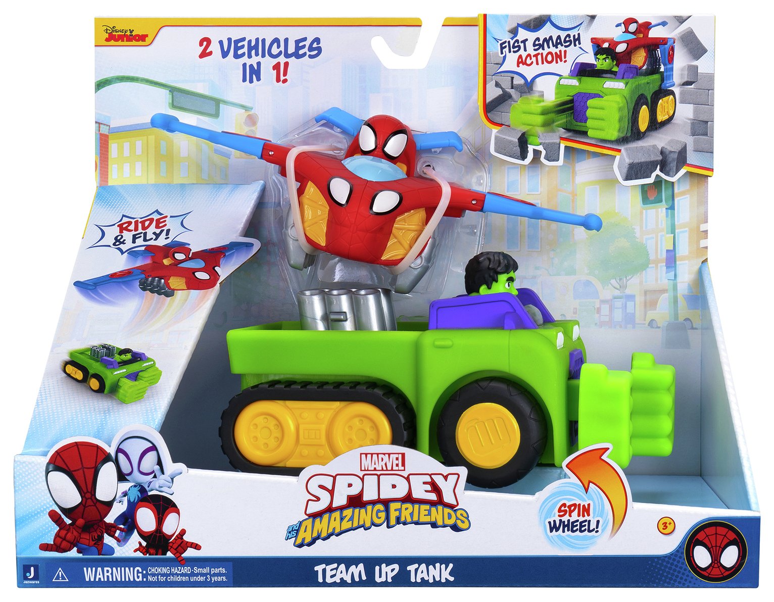Marvel Spidey and His Amazing Friends Team Up Tank Vehicle