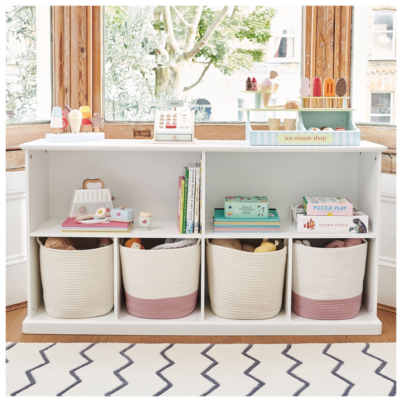 Great Little Trading Company Abbeville Storage Shelf - White