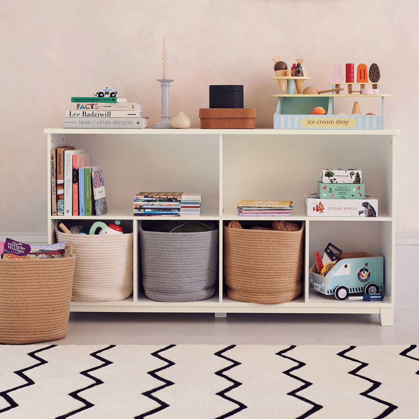 Great Little Trading Company Blake Long Storage Unit - Oat