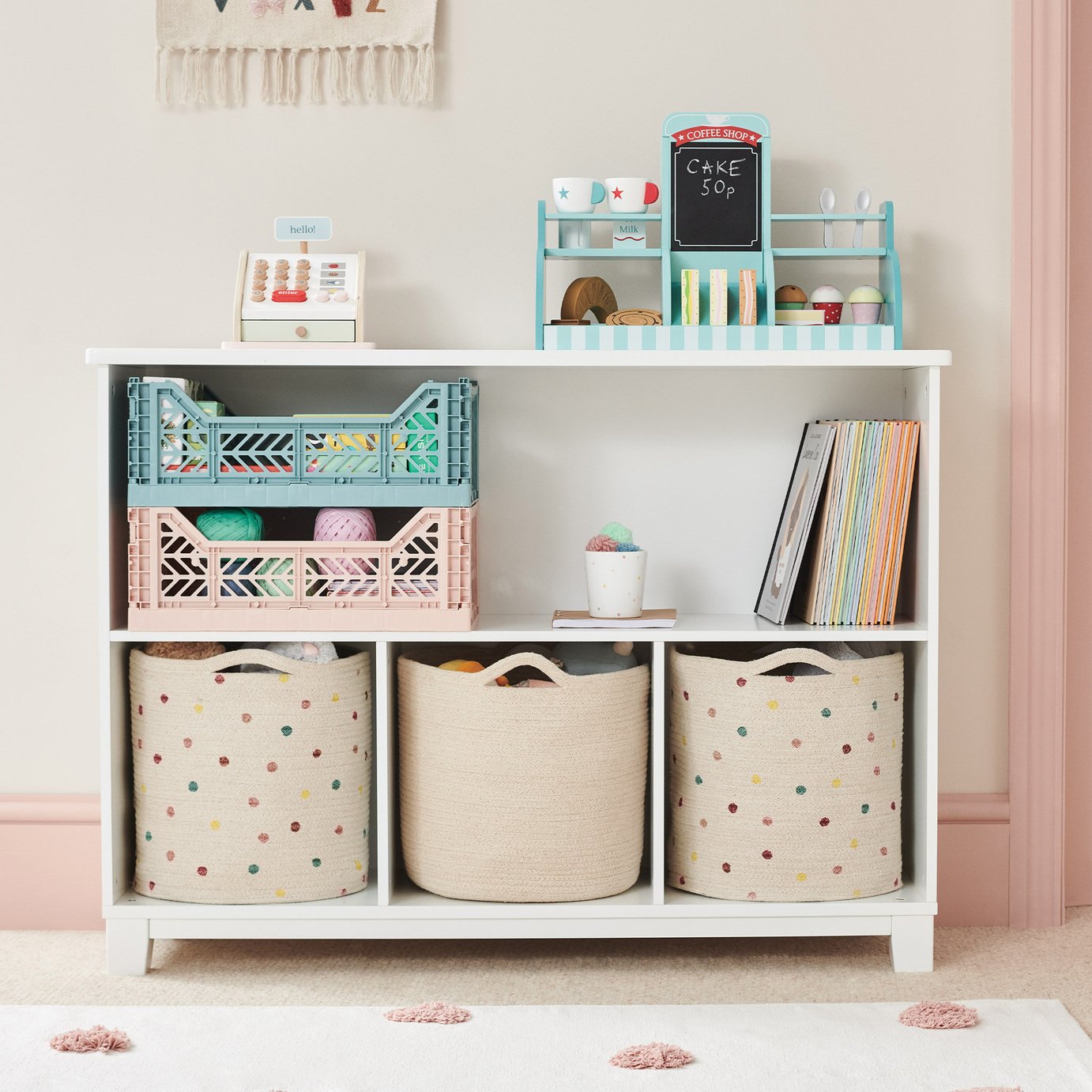 Great Little Trading Company Blake Storage Unit - White