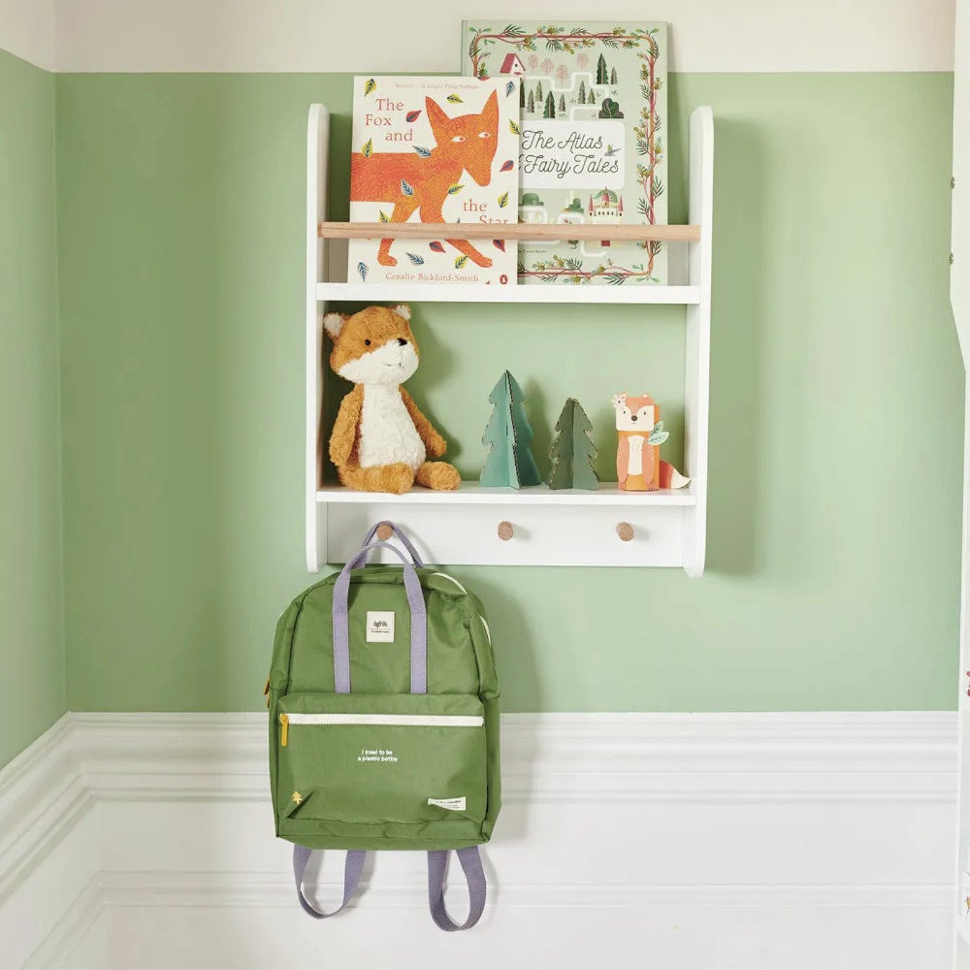 Great Little Trading Company Display Wall Shelf - White