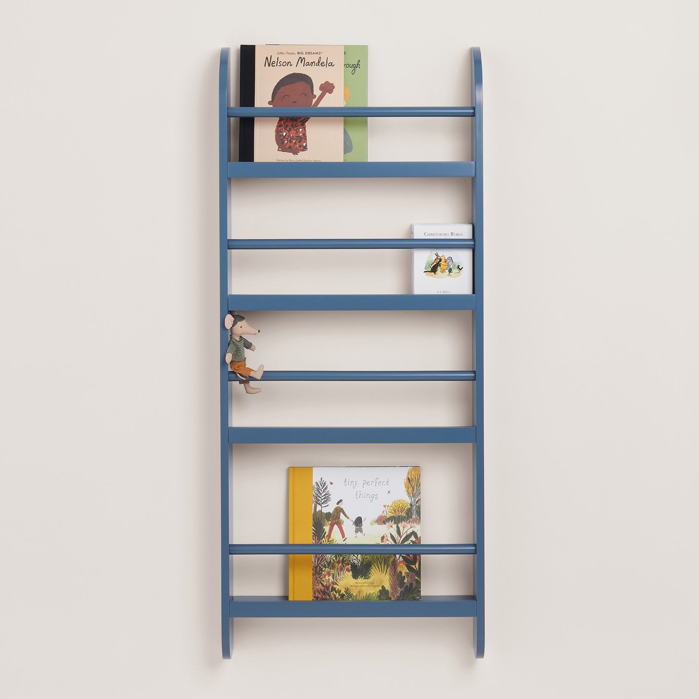 Great Little Trading Company Greenaway Narrow Bookcase -Blue