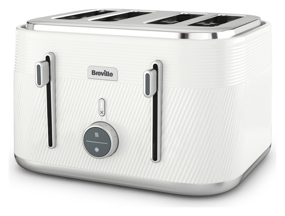 Breville Obliq VTT974 4-Slice Toaster - White