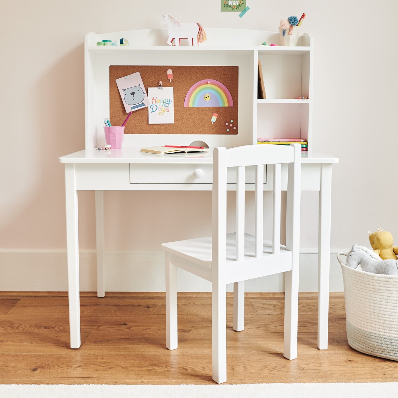 Great Little Trading Company Whittington Desk - White