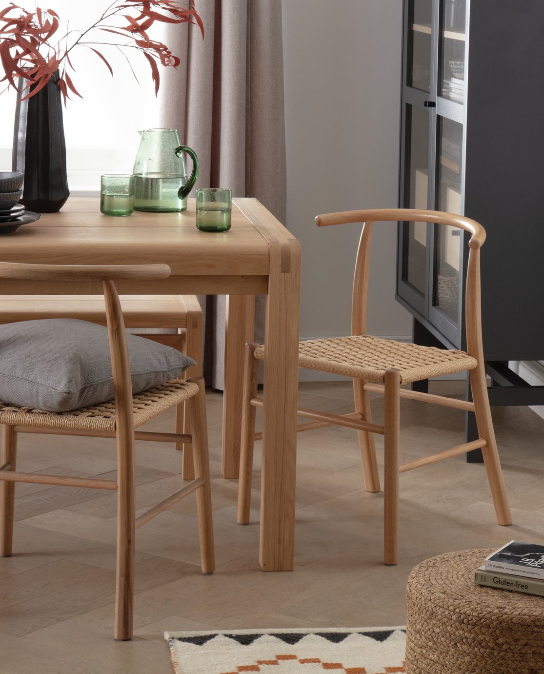 Habitat Scottie Single Dining Chair - Natural