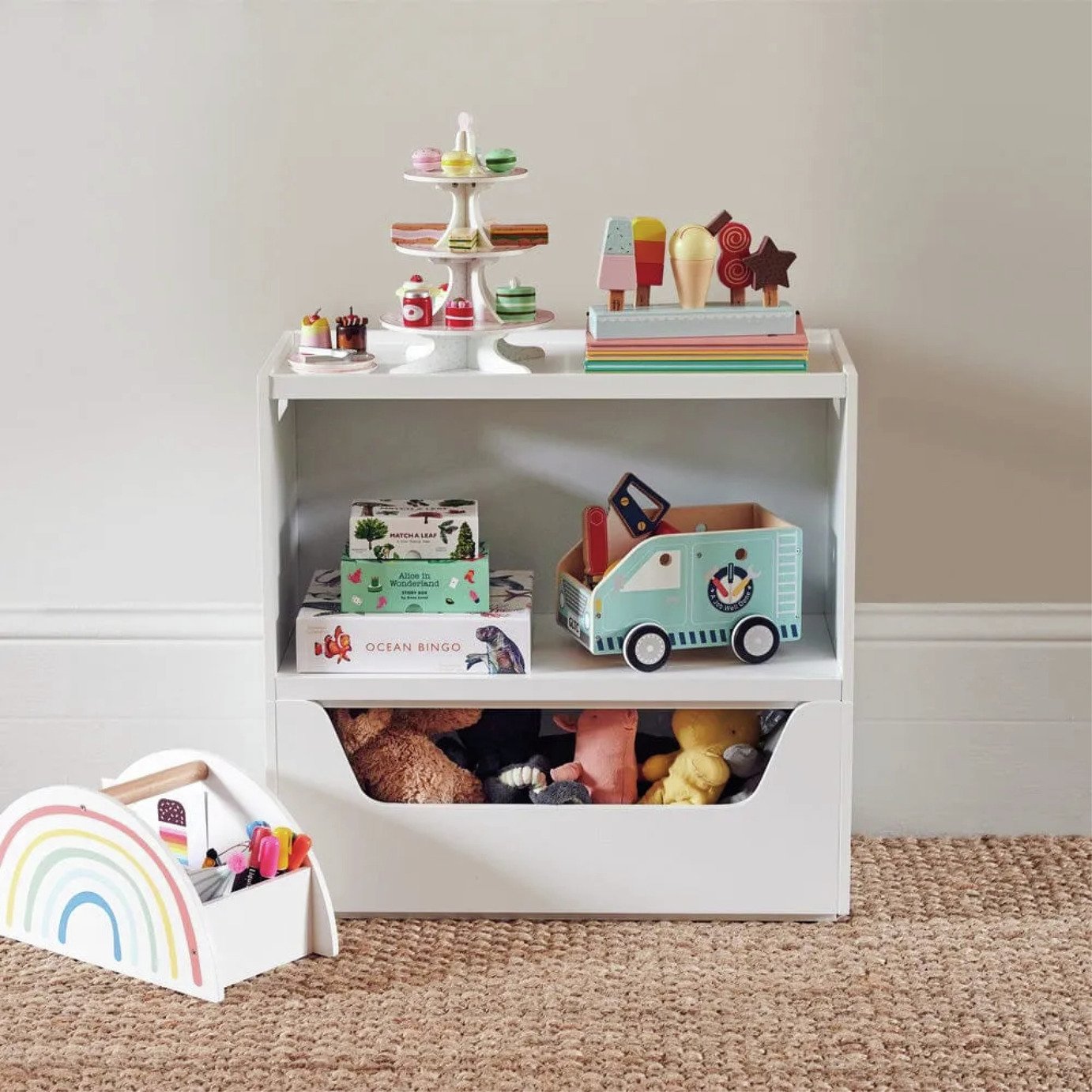 Great Little Trading Company Rackham Book Shelf - White