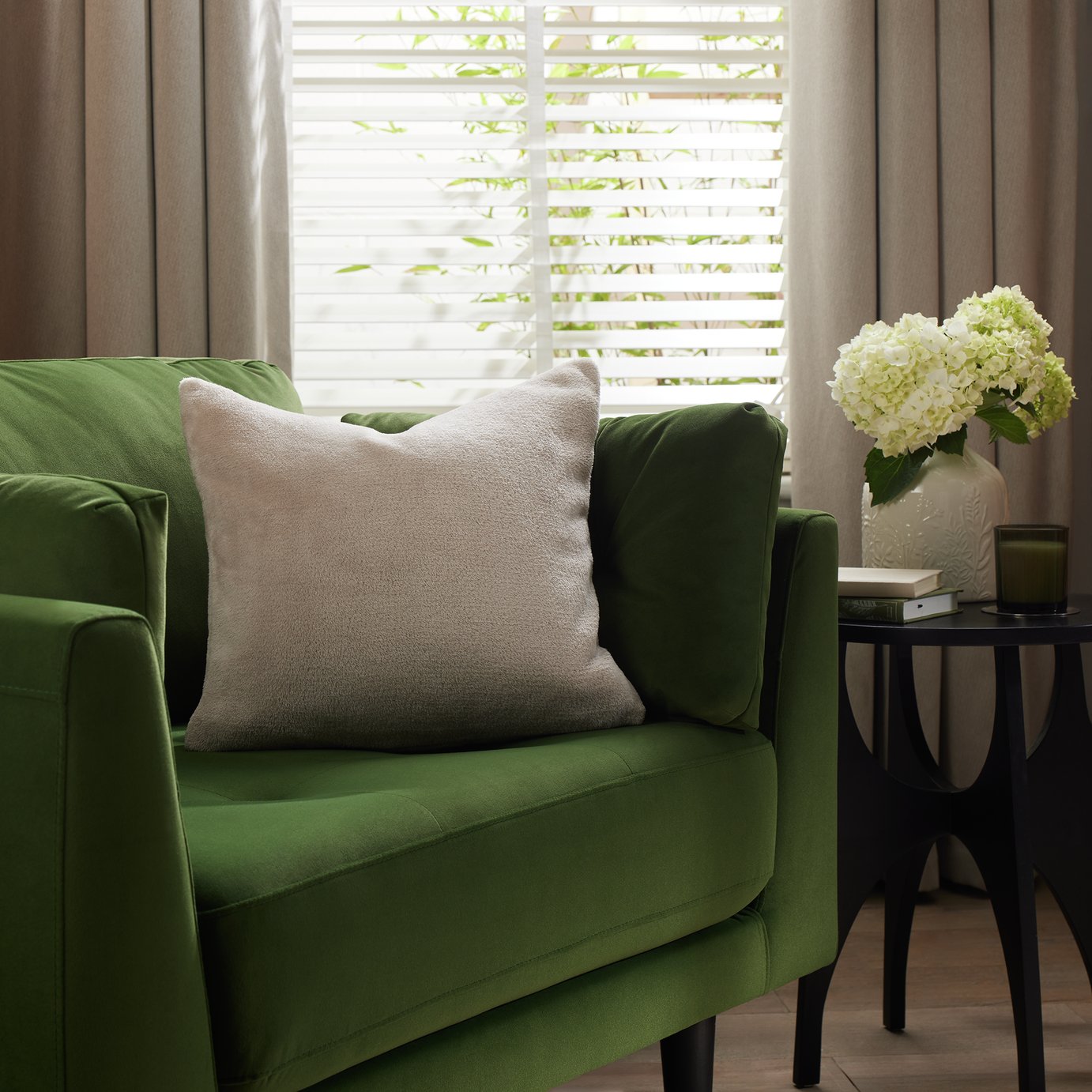 Argos Home Super Soft Fleece Cushion - 43x43cm