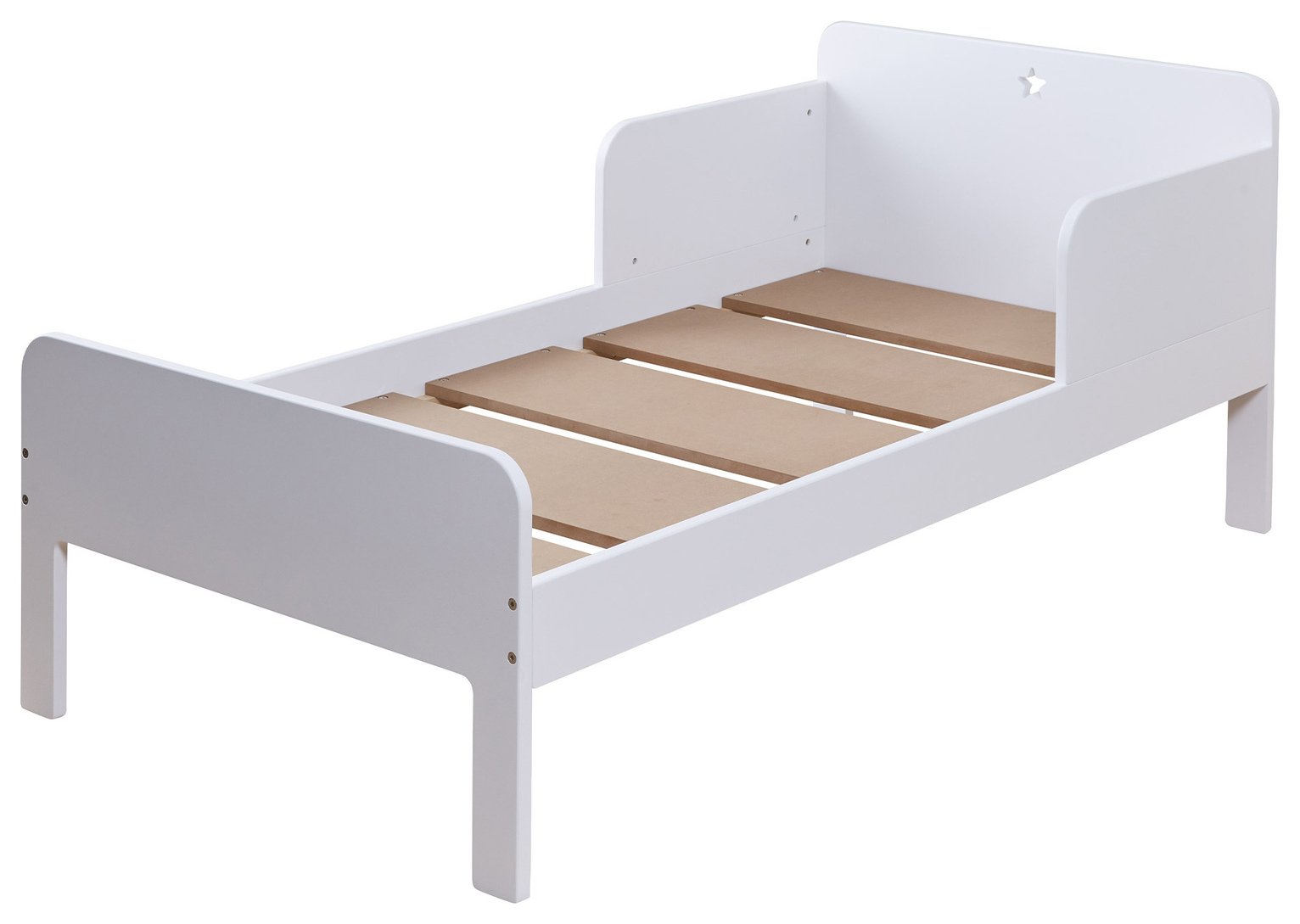 Great Little Trading Company Star Bright Toddler Bed - White