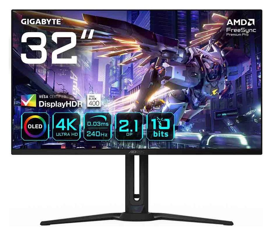 Gigabyte AORUS FO32U2P 32 Inch 240Hz 4K Gaming Monitor