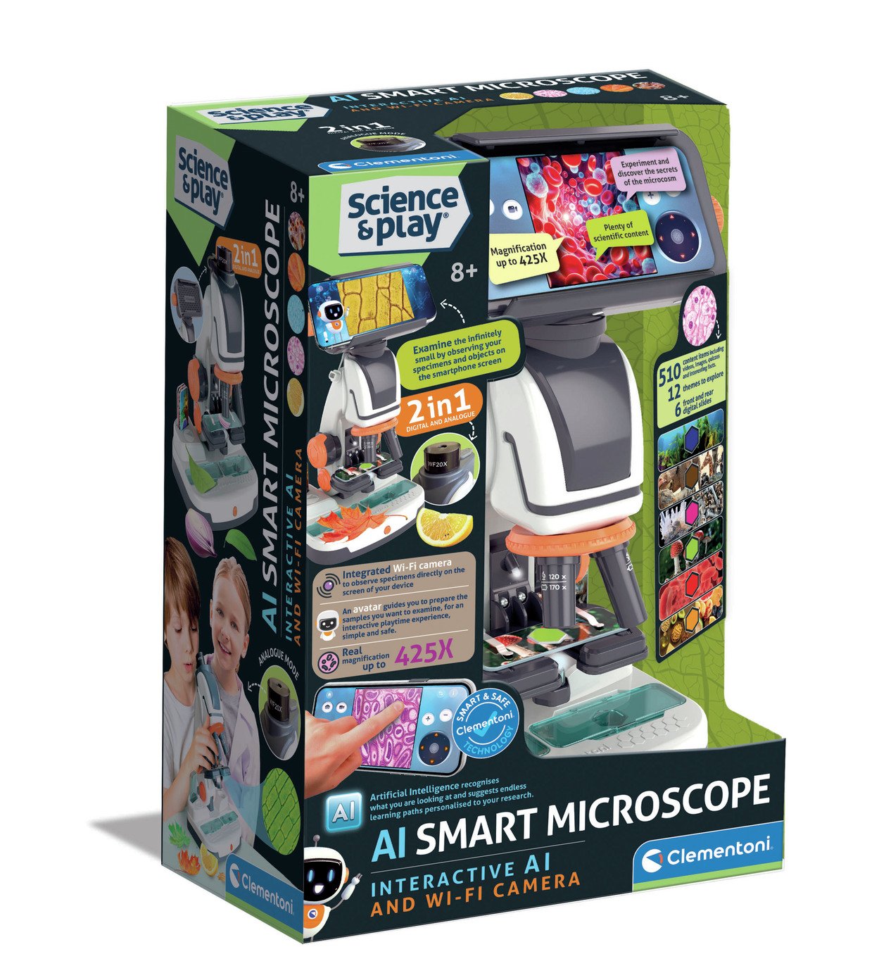 Clementoni Science And Play AI Smart Microscope