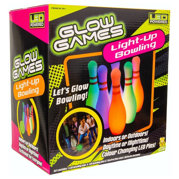 Buy Glow Games Light Up Bowling Set Lawn games Argos