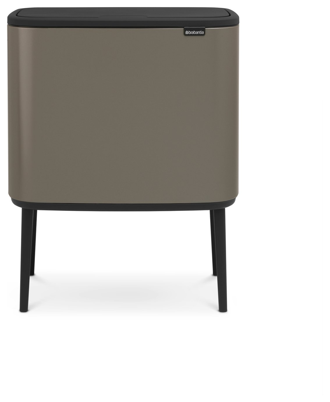 Brabantia Bo 11 + 23 Litre Touch Top Bin - Dark Grey