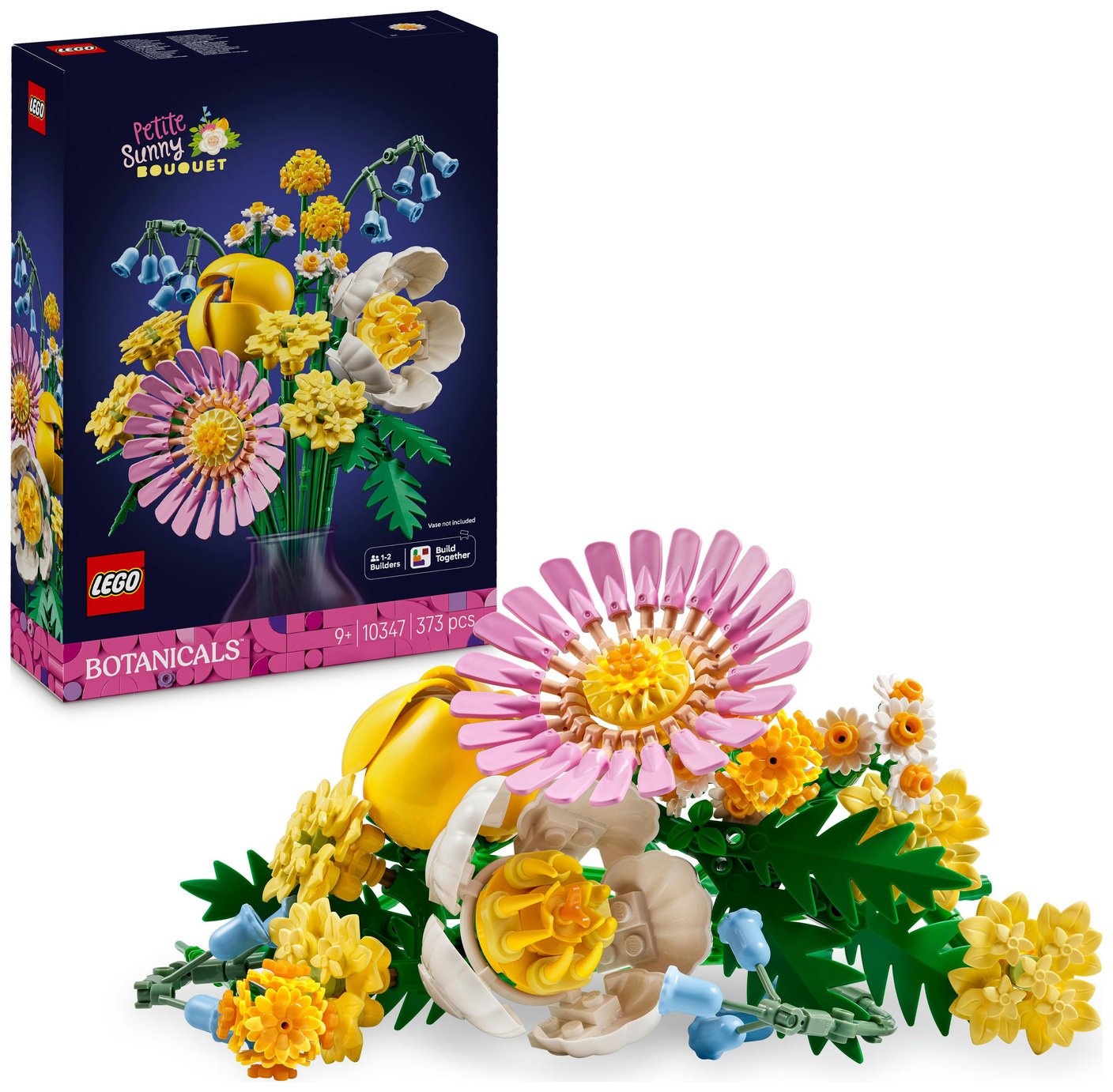 LEGO Botanicals Petite Sunny Bouquet, Toy Flowers Set 10347