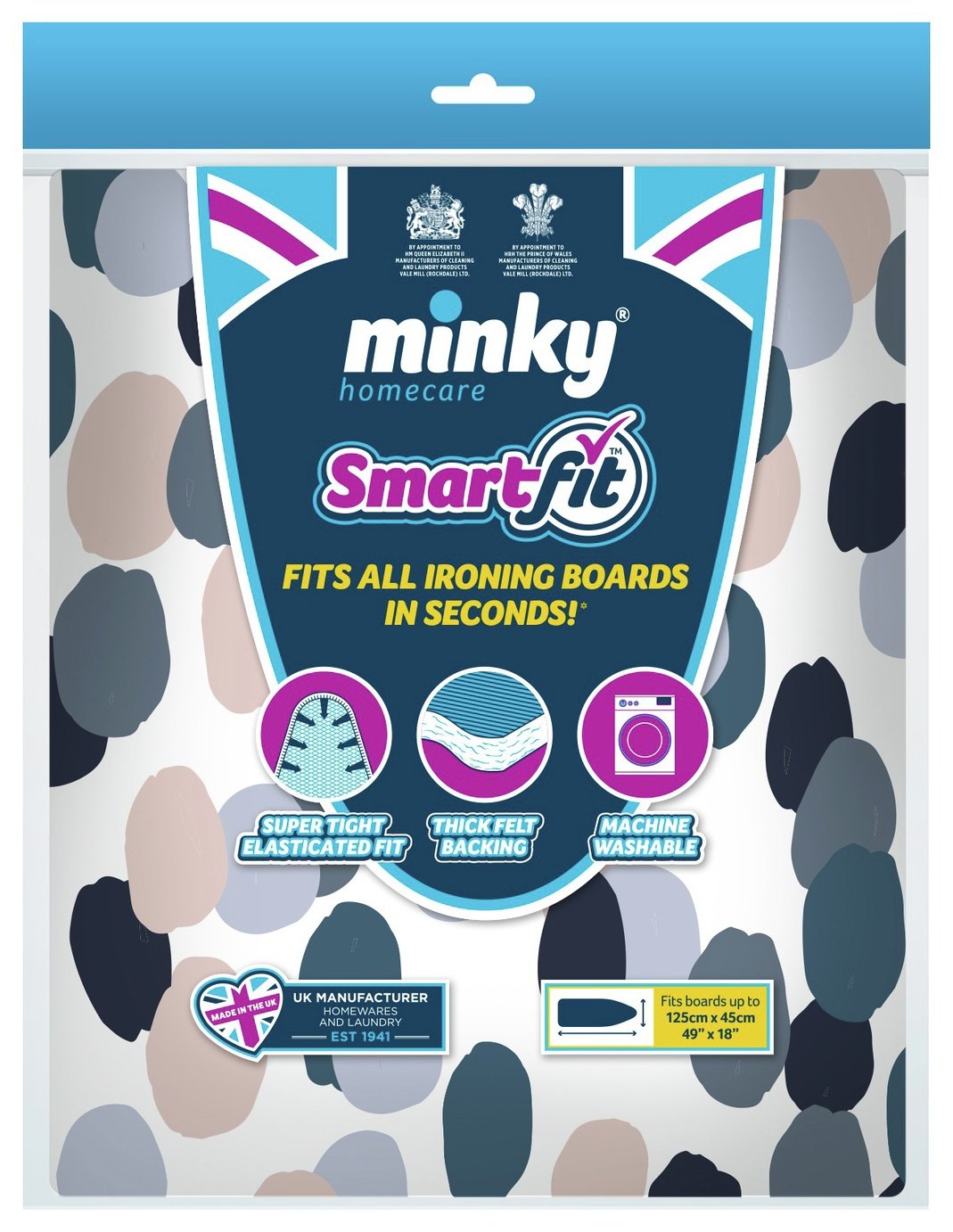 Minky 125 x 45cm Smart Fit Ironing Board Cover