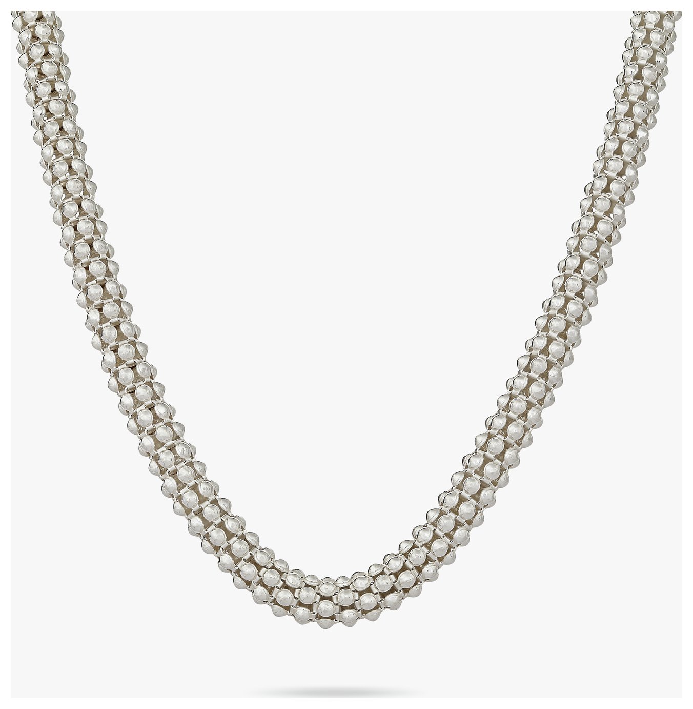 Revere Sterling Silver 18 Inch Bold Popcorn Chain