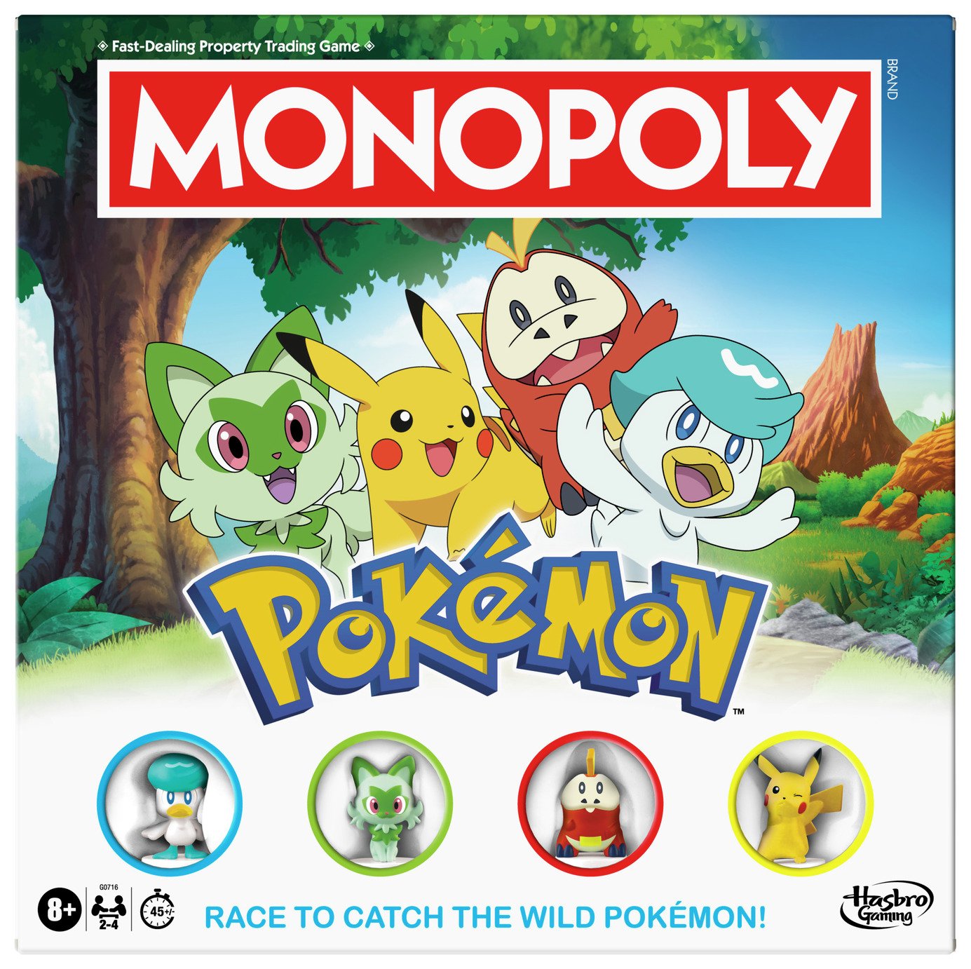 Hasbro Monopoly Pokémon Edition Game from Hasbro Gaming