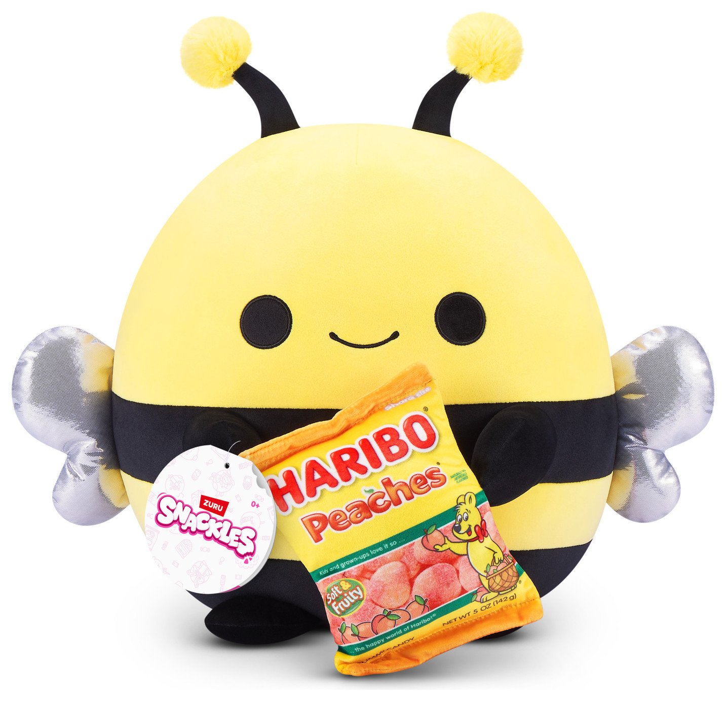 Snackles Plush Soft Toy - Bee With Haribo