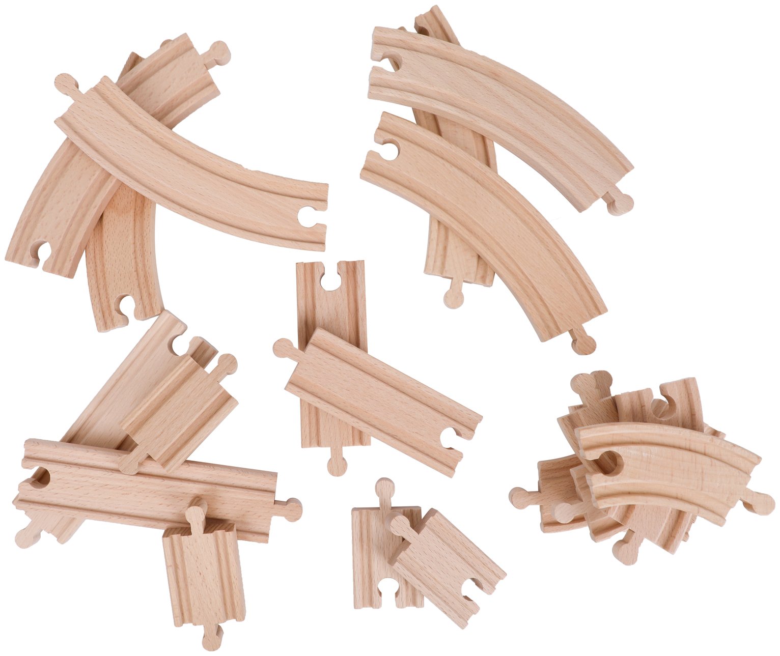 Chad Valley Wooden Train Extension Pack 20 