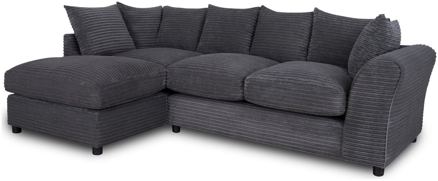 Argos Home Harry Large Left Hand Corner Chaise Sofa 