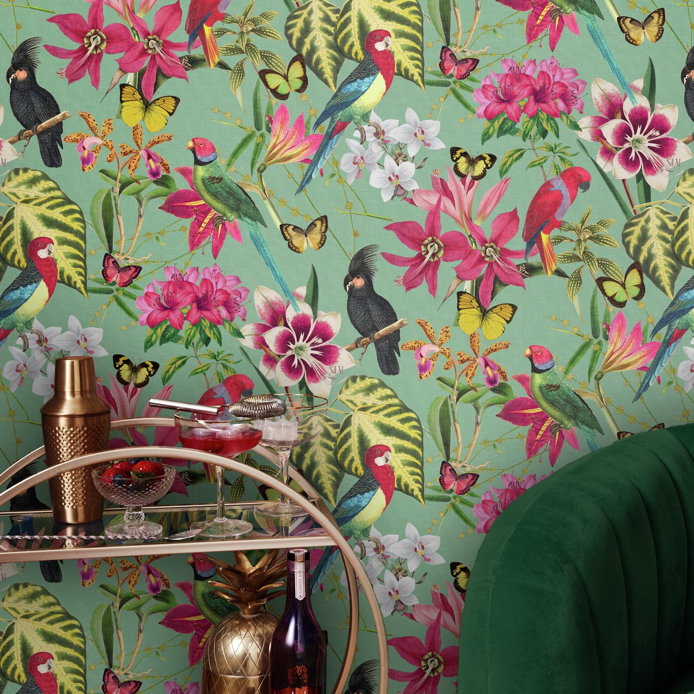 Envy Tropical Paradiso Natural Wallpaper