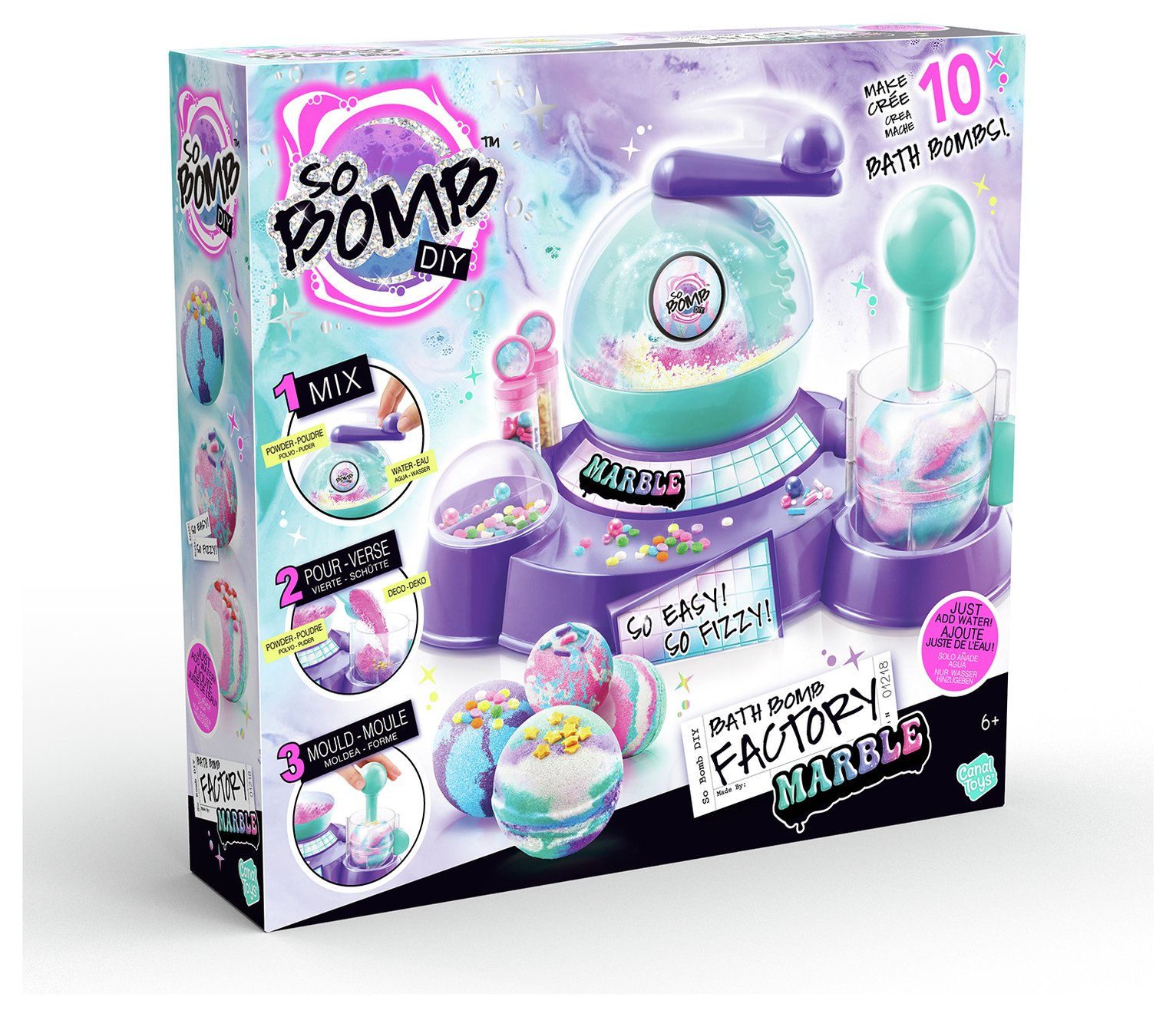 So Bomb DIY Marble Bath Bomb Factory Craft Kit
