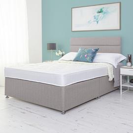 Buy Argos Home Winslow 600 Pocket 2 Drawer Single Divan Grey