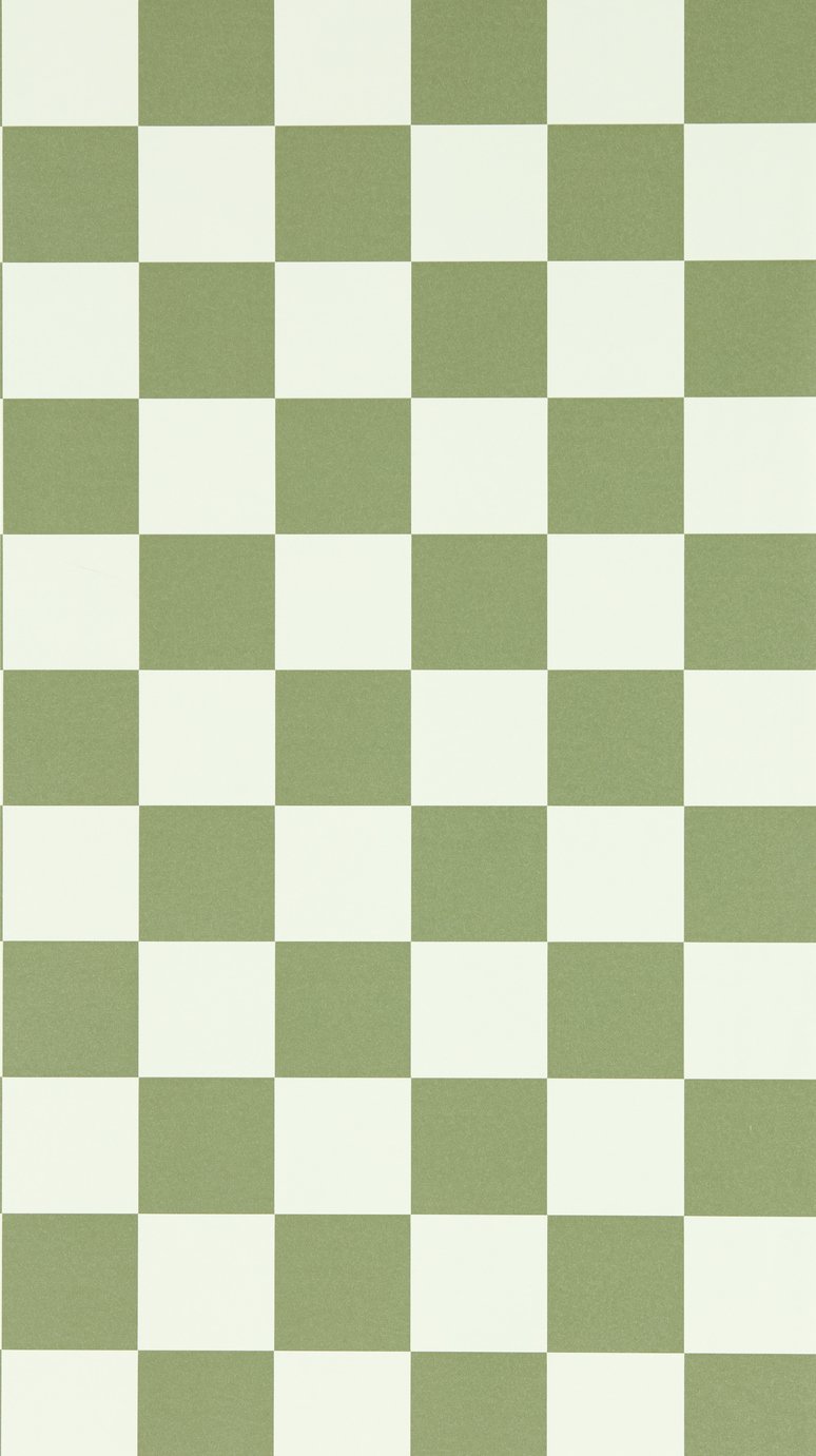 Harlequin Blenets Check Matcha Wallpaper
