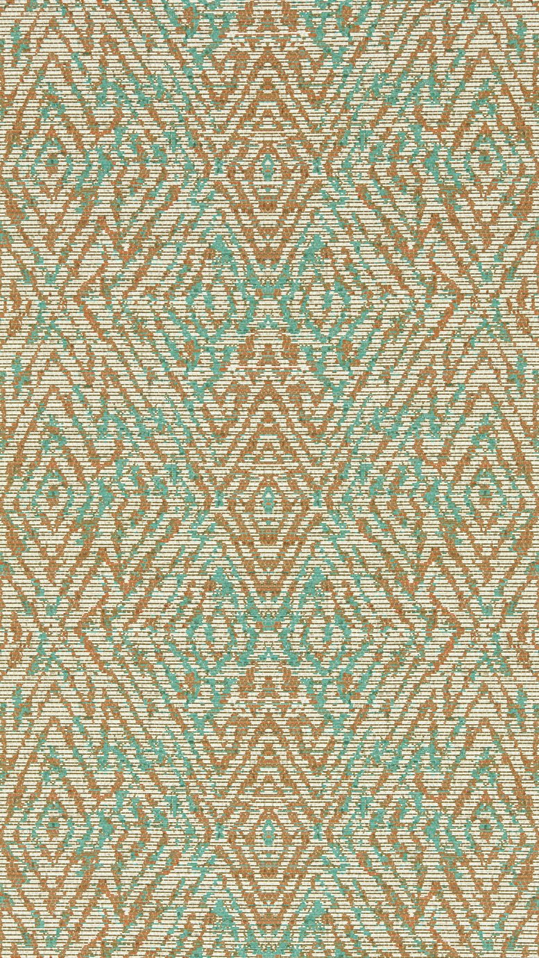 Harlequin Hansha Paprika Orange Wallpaper