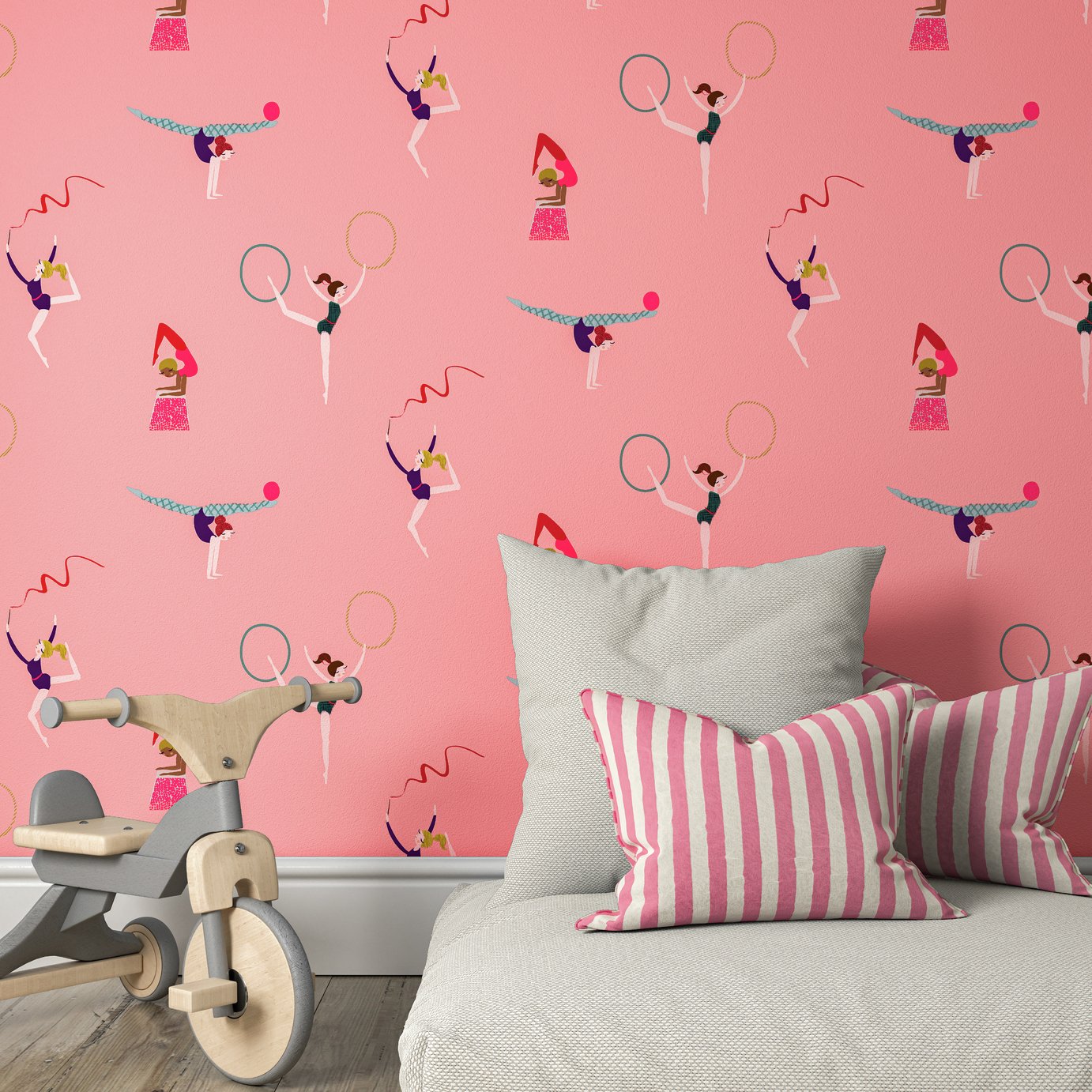 Harlequin Kids Balancing Act Blossom Wallpaper