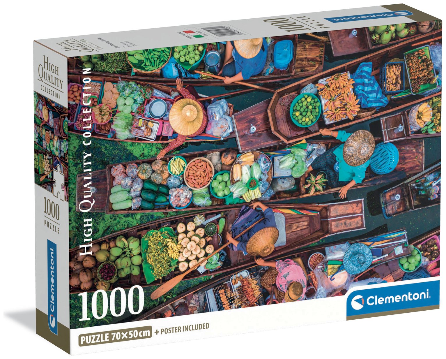 Thai Floating Market 1000 Piece Jigsaw Puzzle