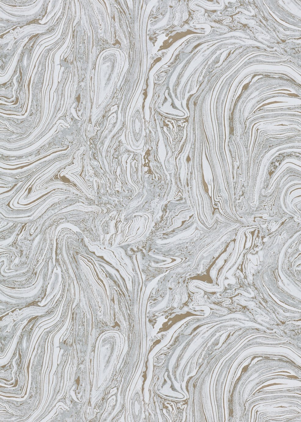 Harlequin Makrana Smoke White Wallpaper